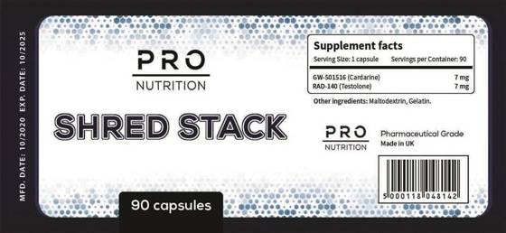 Pro Nutrition Shred Stack 90 caps